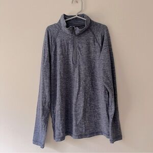 Boys Crewcuts 1/4 Zip Long Sleeve Shirt Blue M